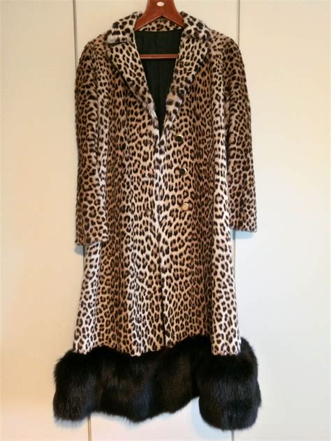 lepard coat|genuine leopard fur coat.